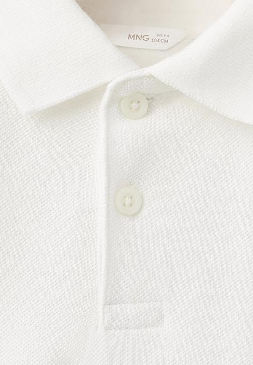 MANGO - Poloshirt danib1 - white