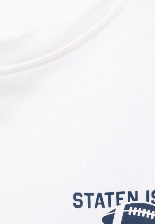 MANGO - T-shirt staten - white