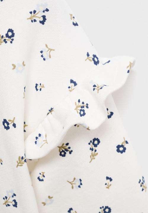 MANGO - Sweatshirt floraop - natural