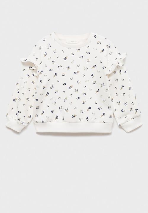 MANGO - Sweatshirt floraop - natural