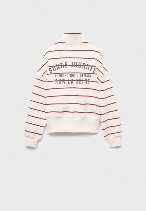 MANGO - Sweatshirt BONNE - Natural