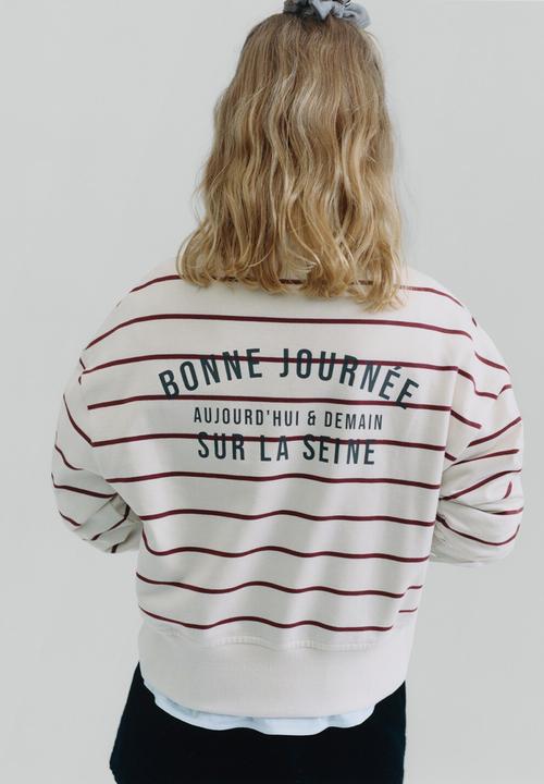 MANGO - Sweatshirt BONNE - Natural