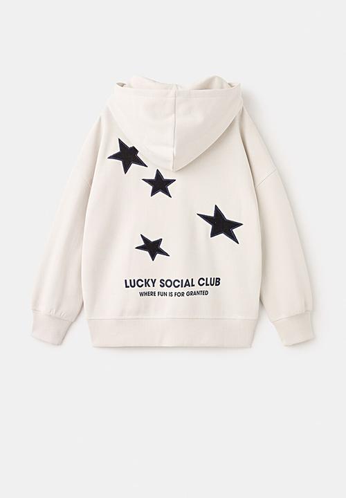 MANGO - Printed cotton sweatshirt - NATURAL