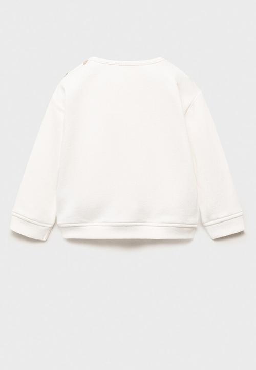 MANGO - Sweatshirt bears - natural