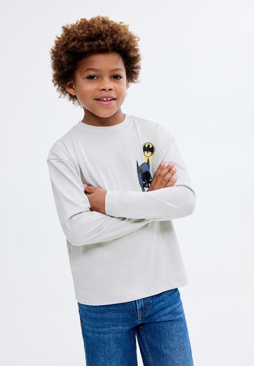 MANGO - T-shirt batlogo - natural