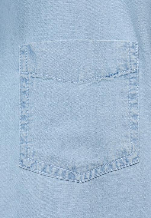 MANGO - Shirt joan - open blue