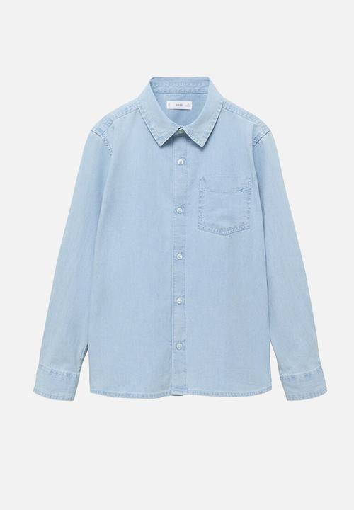 MANGO - Shirt joan - open blue