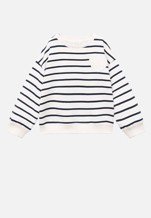 MANGO - Sweatshirt heart - natural