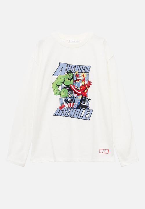 MANGO - T-shirt avemarve - natural