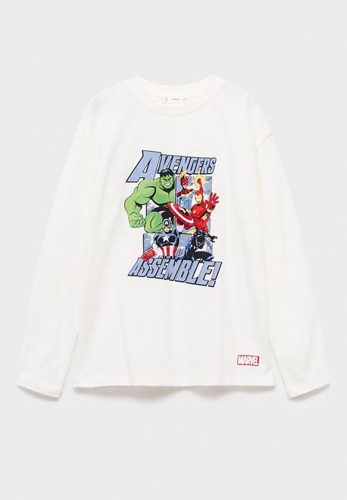 MANGO - T-shirt avemarve - natural