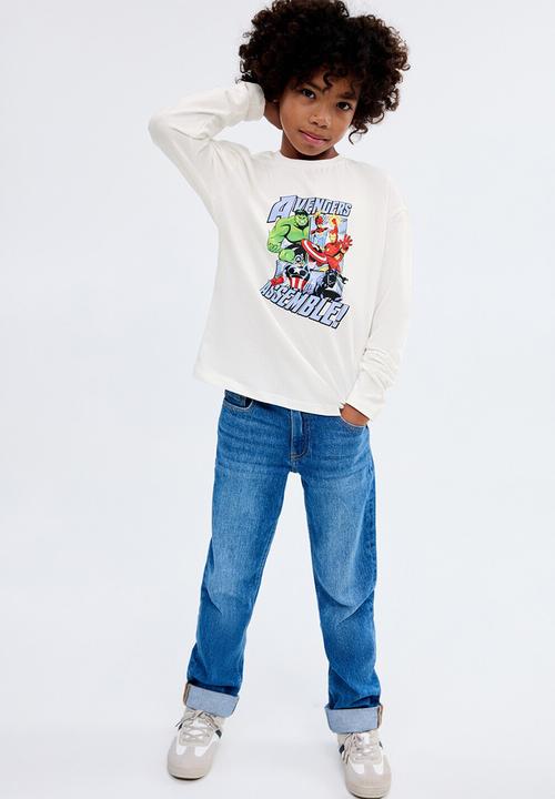 MANGO - T-shirt avemarve - natural