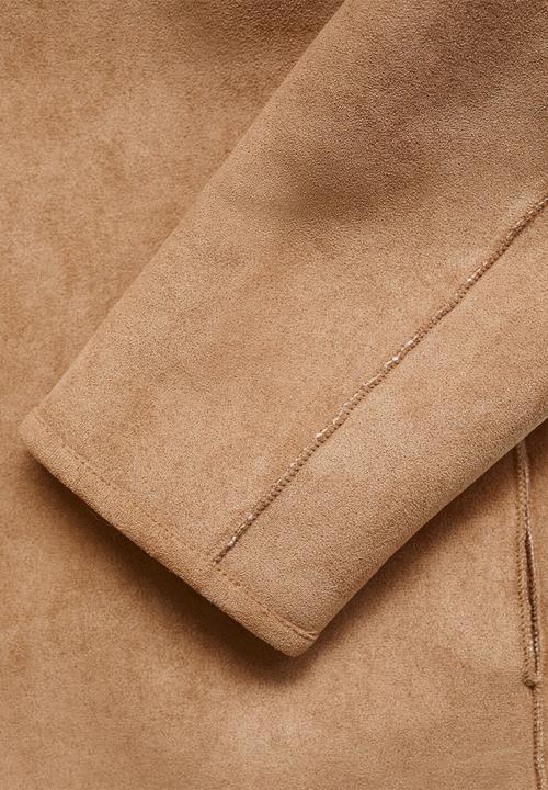 MANGO - Coat marion - medium brown