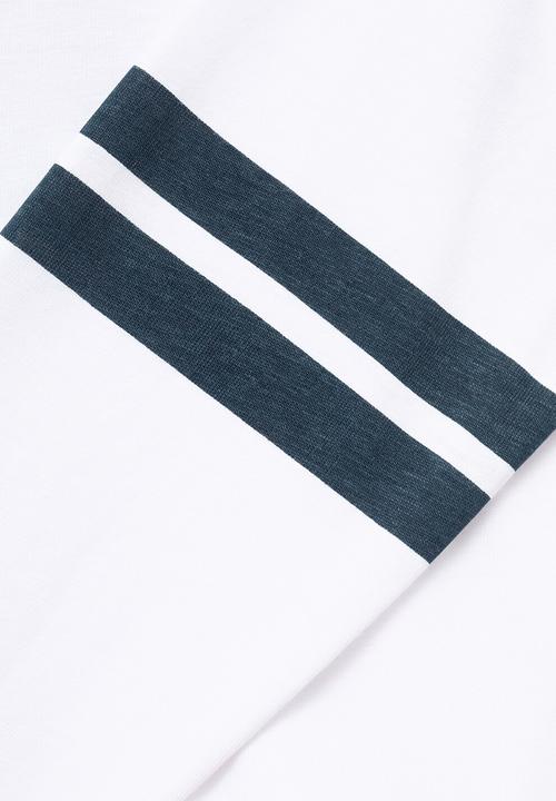 MANGO - T-shirt varsib - white