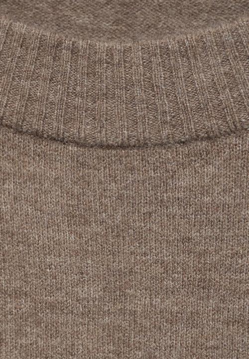 MANGO - Sweater nekko - medium brown