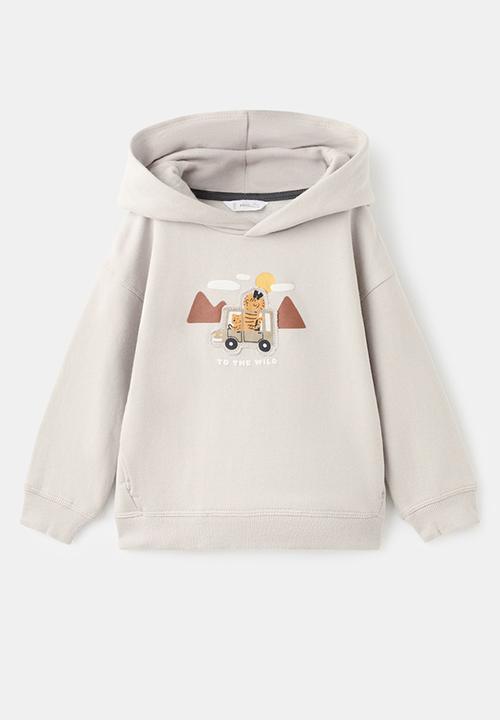 MANGO - Sweatshirt JEEP - Light Pastel Brown