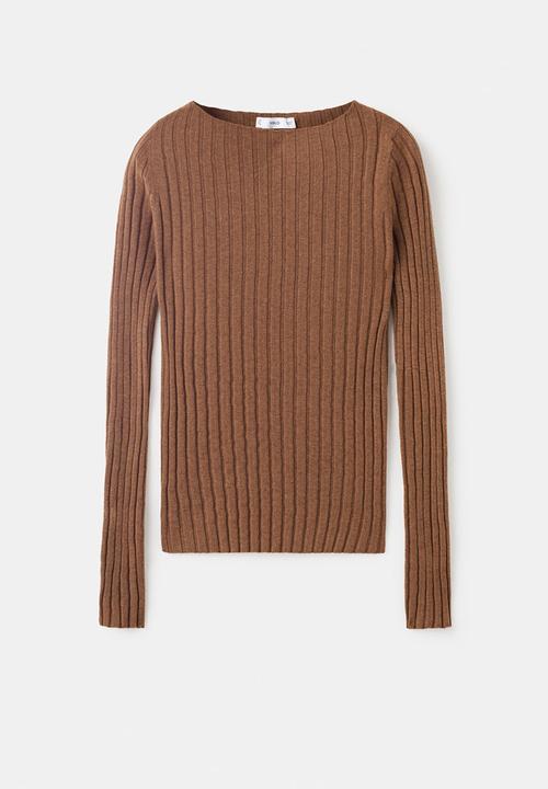 MANGO - Sweater flurry - dark brown