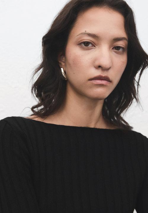 MANGO - Sweater flurry - black