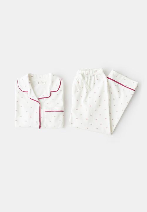 MANGO - Pyjama CORAZON - Natural