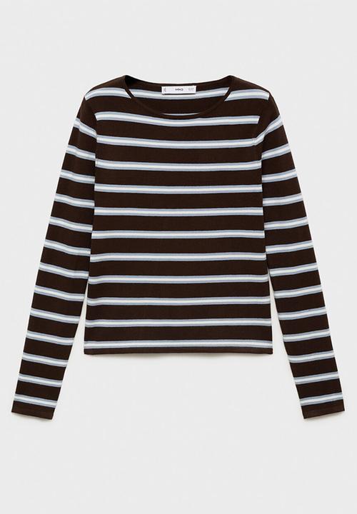 MANGO - Sweater rirar - dark brown