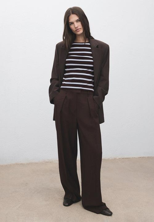MANGO - Sweater rirar - dark brown