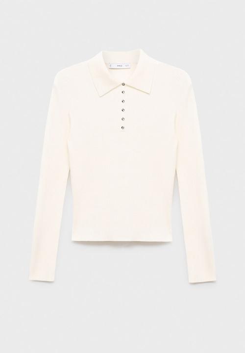 MANGO - Sweater twenties - light beige