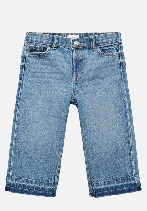 MANGO - Jeans culote - open blue