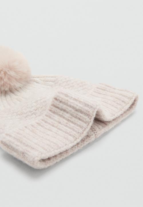 MANGO - Beanie OSLO - Light/Pastel Brown