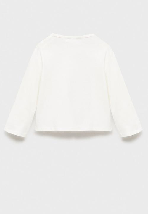 MANGO - T-shirt nutria - natural