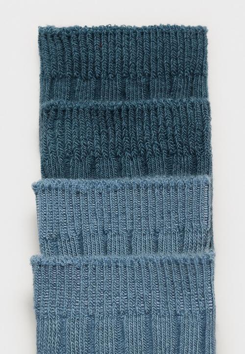 MANGO - Socks petroleo - dark blue