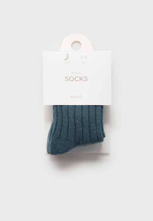 MANGO - Socks petroleo - dark blue
