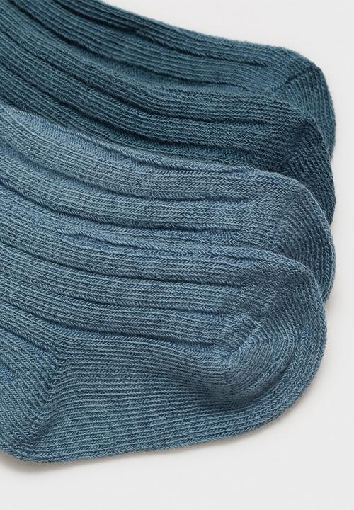 MANGO - Socks petroleo - dark blue