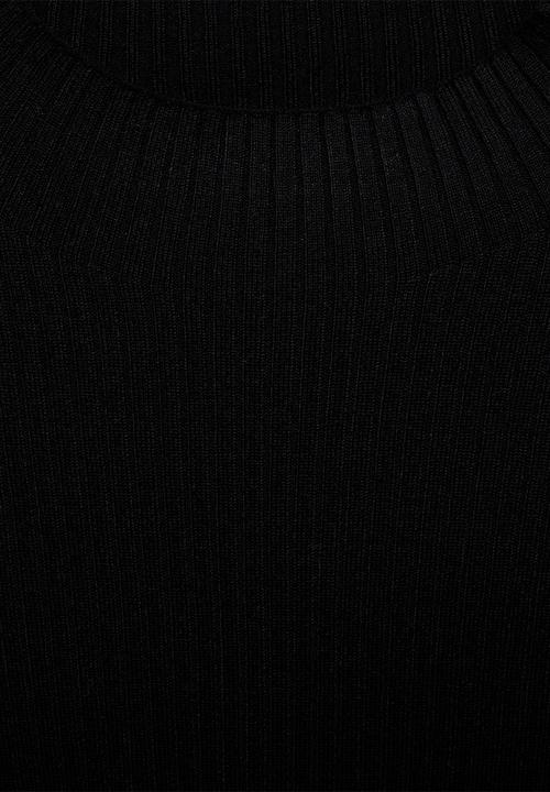 MANGO - Sweater botona - black