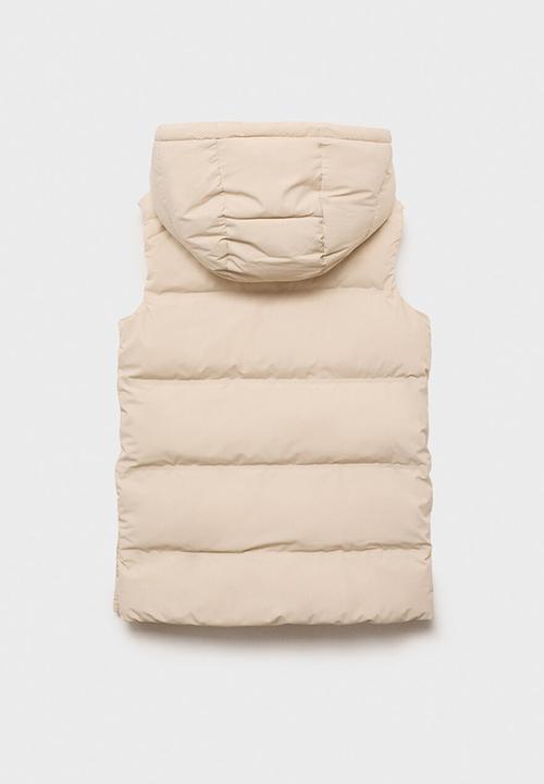 MANGO - Outer vest lina - light beige