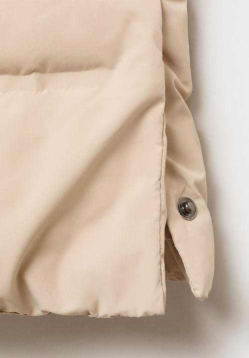 MANGO - Outer vest lina - light beige