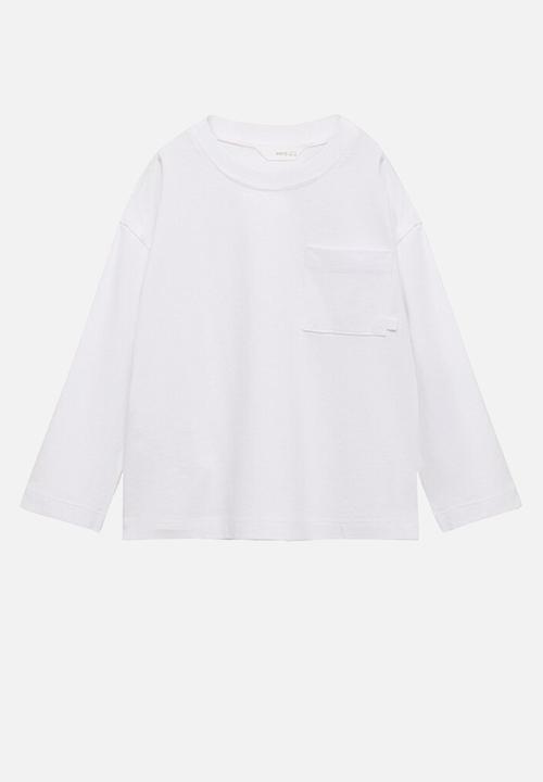 MANGO - T-shirt basicab1 - white