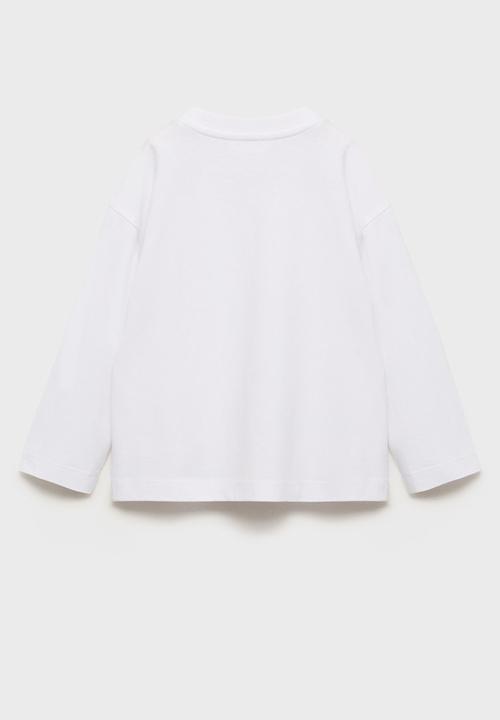 MANGO - T-shirt basicab1 - white