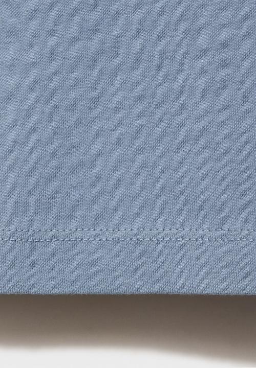 MANGO - T-shirt basicab1 - medium blue