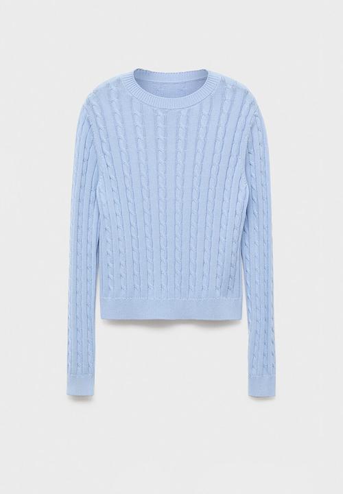 MANGO - Sweater sunny - light/pastel blue