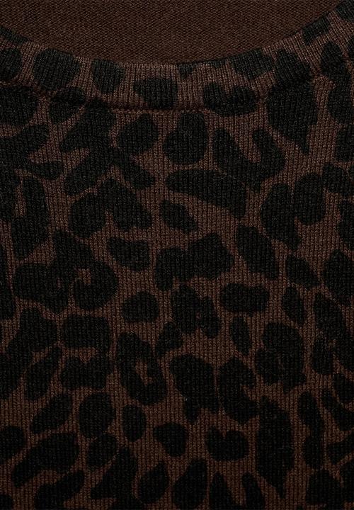 MANGO - Sweater jaguar - dark brown