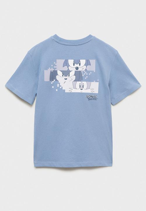 MANGO - T-shirt sonicfra - medium blue