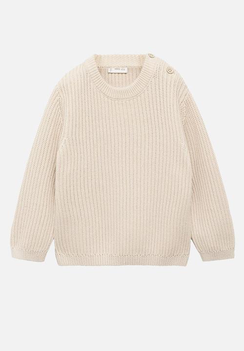 MANGO - Sweater kai - light beige