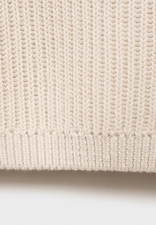 MANGO - Sweater kai - light beige