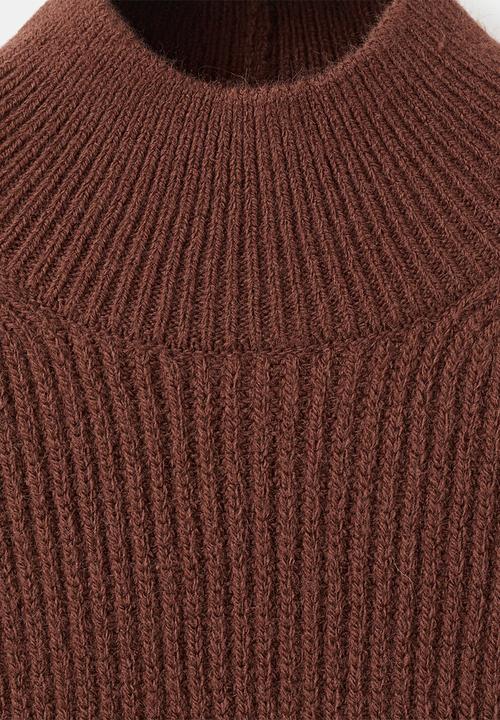 MANGO - Sweater choco - brown