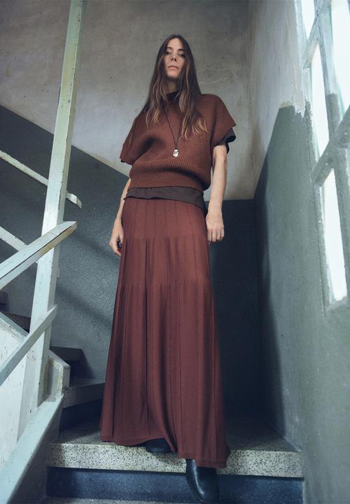 MANGO - Sweater choco - brown
