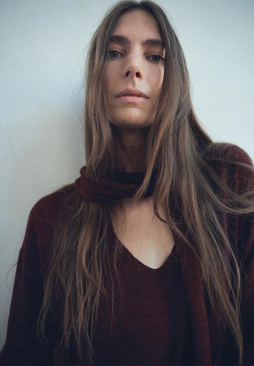 MANGO - Sweater laia - dark red
