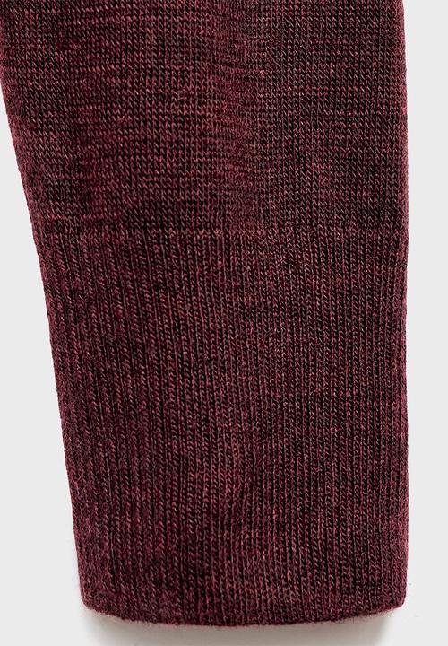 MANGO - Sweater laia - dark red
