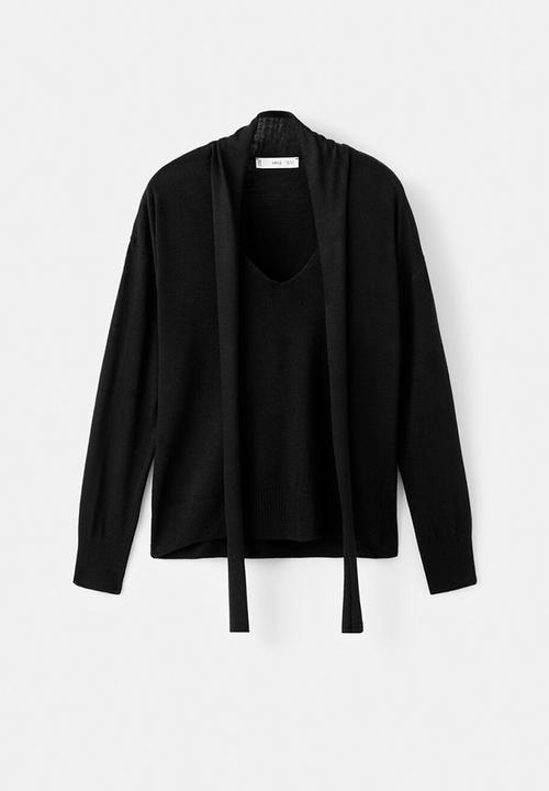 MANGO - Sweater laia - black