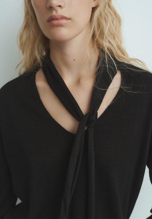 MANGO - Sweater laia - black