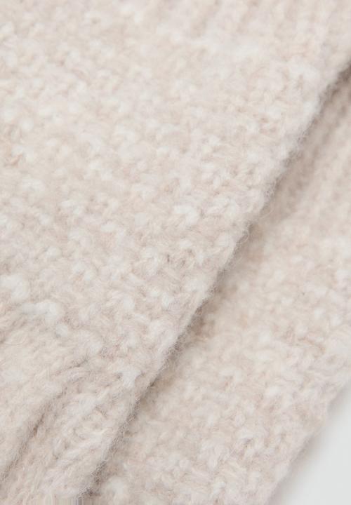 MANGO - Gloves OSLOG - Light/Pastel Brown