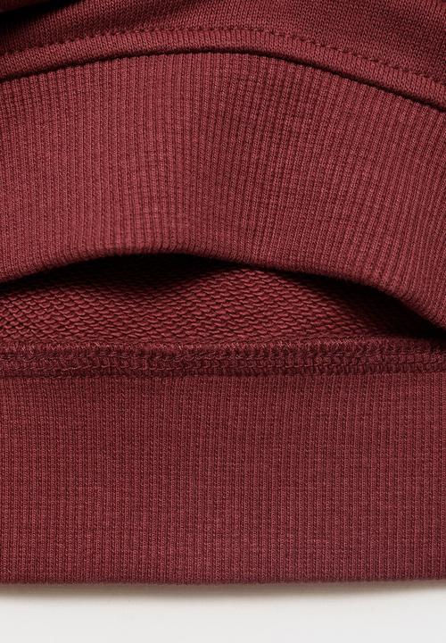 MANGO - Sweatshirt weekend - medium red